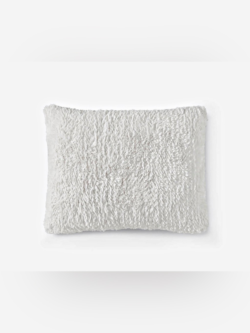 Sunday Citizen Breathable Faux Fur Sham Set - King - White/Ivory - NWT